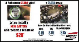 Mighty Auto Parts Rebates