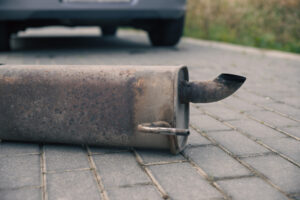 Fix your muffler before it falls off