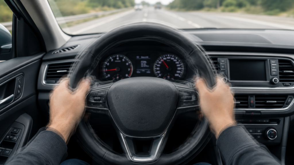 shaking steering wheel